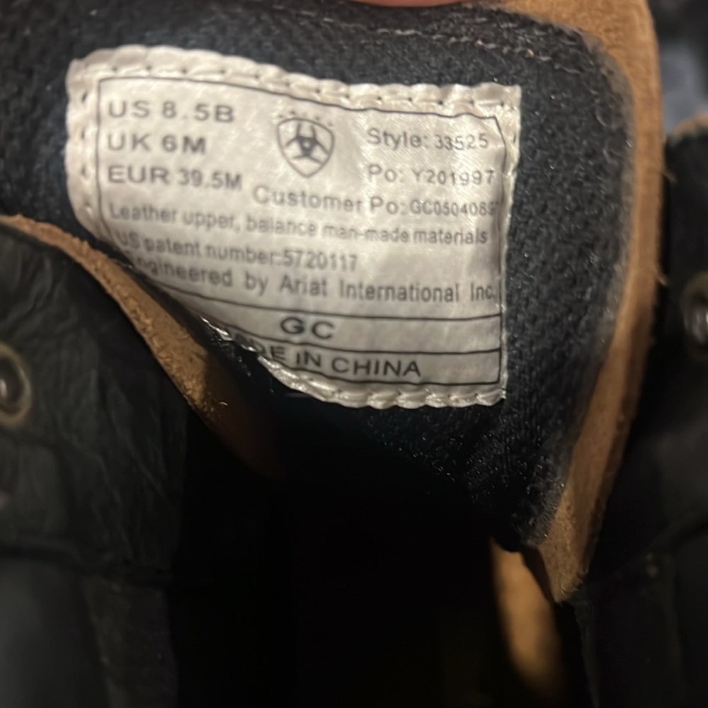 Ariat Heritage Lacer Distressed Brown Leather Boots - Picture 5 of 5